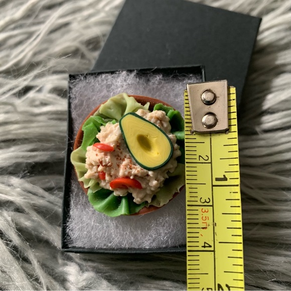 Vintage Salad Brooch Unique - Picture 4 of 8